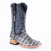Fish Bicolor Grey Cowboy Boots