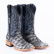 Fish Bicolor Grey Cowboy Boots