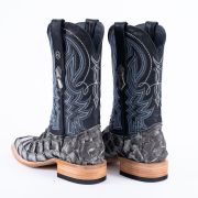 Fish Bicolor Grey Cowboy Boots