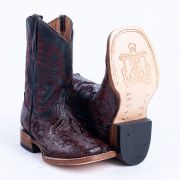Hand Tool Print Red Cowboy Boots