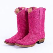 Shimmer Fucsia Cowgirl Boots