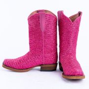 Shimmer Fucsia Cowgirl Boots