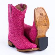 Shimmer Fucsia Cowgirl Boots