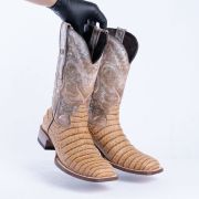 Caiman Belly Orix Western Boots Whit Hybrid Sole