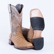 Caiman Belly Orix Western Boots Whit Hybrid Sole