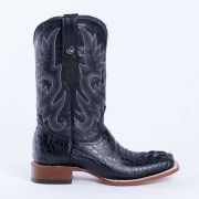Croc Hornback Black Print Western Boots