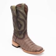Croc Belly Matte Oak Cowboy Boots