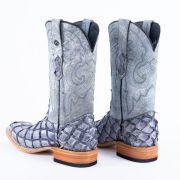 Fish Blue Shine Cowboy Boots