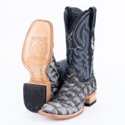 Fish Mockingbird Grey Cowboy Boots