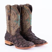 Fish Puse Tabacco Cowboy Boots