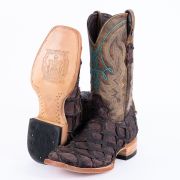 Fish Puse Tabacco Cowboy Boots