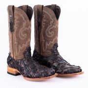 Fish Tabacco Shine Cowboy Boots