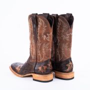 Genuine HandTooled Dark Brown Cowboy Boots