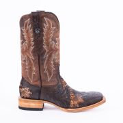 Genuine HandTooled Dark Brown Cowboy Boots