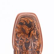 Genuine HandTooled Light Brown Cowboy Boots
