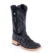 Matte Monster Fish Black Cowboy Boots