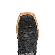 Matte Monster Fish Black Cowboy Boots