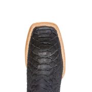 Matte Python Black Cowboy Boots