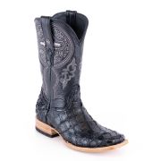 Monster Fish Classic Black Cowboy Boots