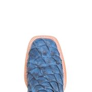 Monster Fish Matte Sky Blue Cowboy Boots