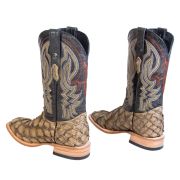 Monster Fish Sand Dune Cowboy Boots EE-WIDE