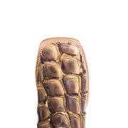 Monster Fish Toast Beige Cowboy Boots EE-WIDE