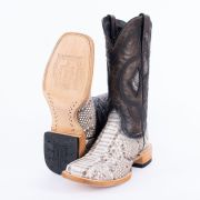 Python Molorus Backcut Natural Cowboy Boots SPECIAL EDITION