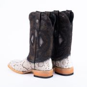 Python Molorus Backcut Natural Cowboy Boots SPECIAL EDITION