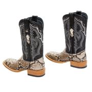 Python Natural Cowboy Boots