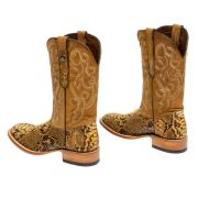 Python Pull Up Antique Cowboy Boots