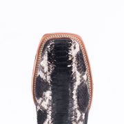 Python Satin Slate Cowboy Boots