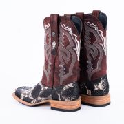 Python Satin Slate Cowboy Boots