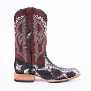Python Satin Slate Cowboy Boots
