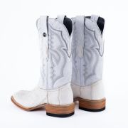 Python White Cowboy Boots