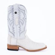 Python White Cowboy Boots