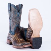 HandTooled Jungle Orix Western Boots