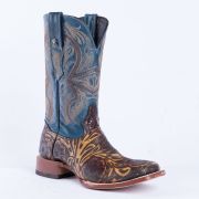 HandTooled Jungle Orix Western Boots