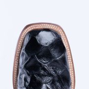 Monster Fish Black Print Western Boots