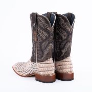 Print Caiman Belly Natural Cowboy Boots