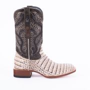 Print Caiman Belly Natural Cowboy Boots