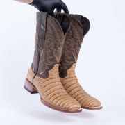 Print Croc Belly MD Antique Cowboy Boots