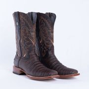 Print Croc Belly MD Nicotine Cowboy Boots