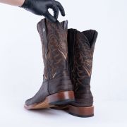 Print Croc Belly MD Nicotine Cowboy Boots