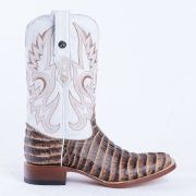 Print Croc Tail Orix & Black Cowboy Boots