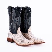 Print Hornback Natural Western Cowboy Boots