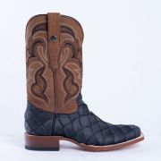 Print Monster Fish MD Black Cowboy Boots