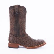 Print Monster Fish MD Nicotine Cowboy Boots Rubber Sole