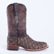 Print Monster Fish MD Nicotine Cowboy Boots