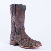 Print Monster Fish MD Nicotine Cowboy Boots