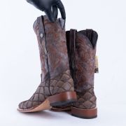Print Monster Fish MD Nicotine Cowboy Boots